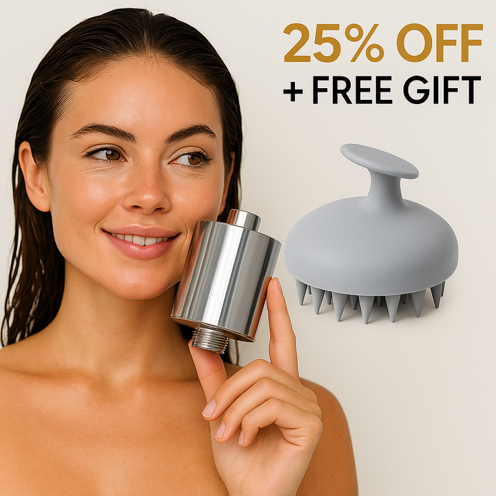 NALVIO Shower Filter – 4-Stage Purifier for Hair & Skin